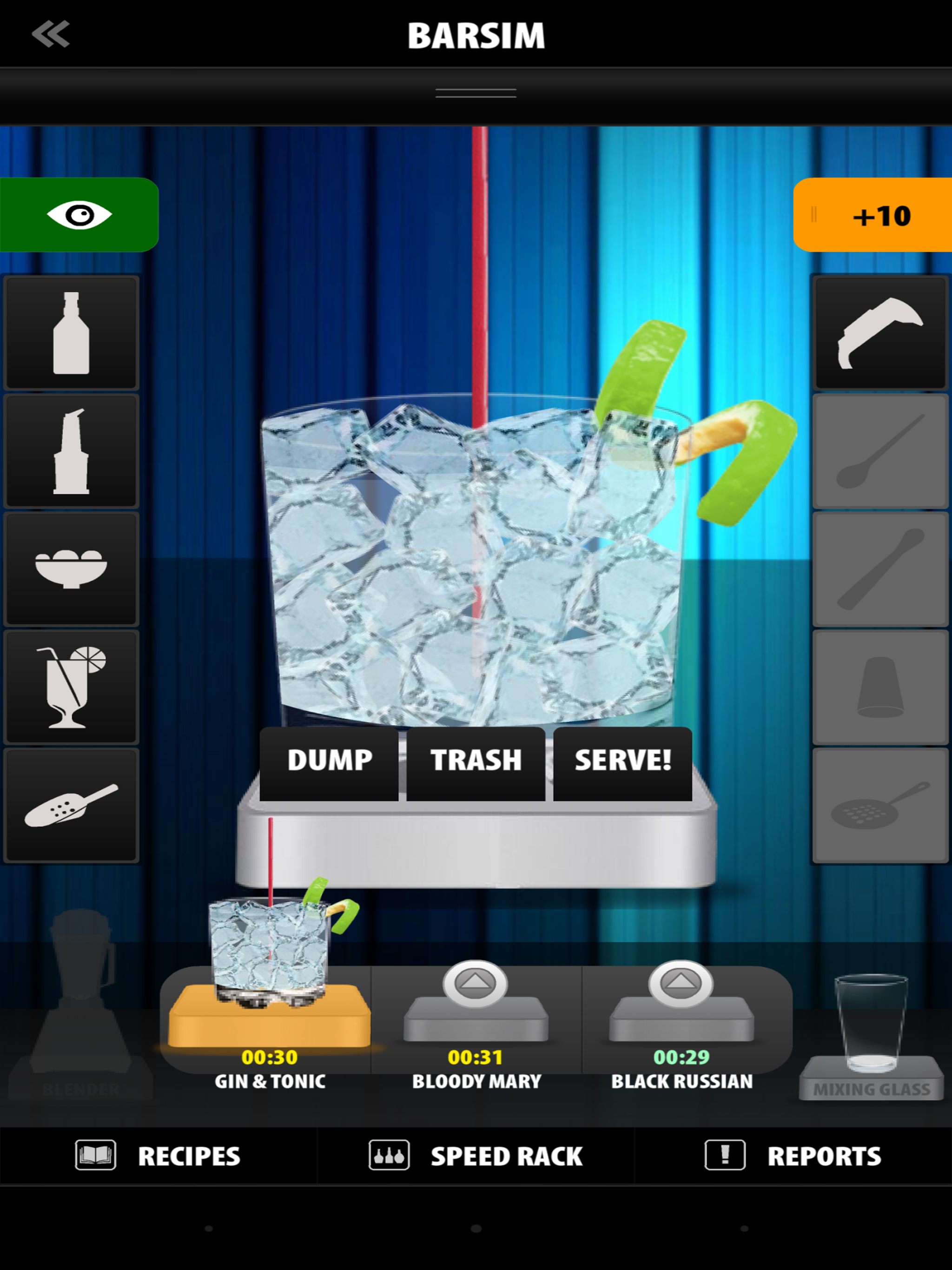 BarSim Bartender Throwdown