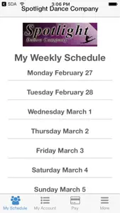 Spotlight Dance Company screenshot #2 for iPhone