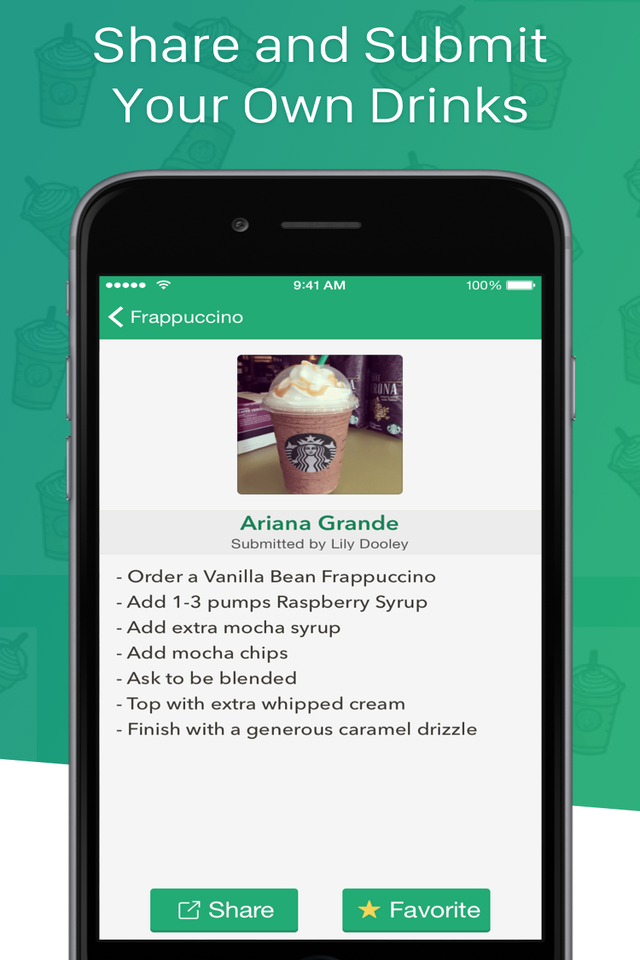 Secret Menu For Starbucks Reviews Revenue And Downloads Apple