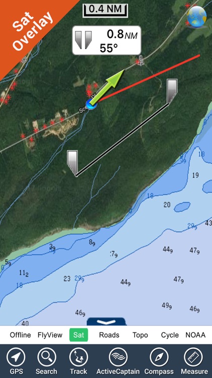 Jasper National Park HD GPS charts Navigator