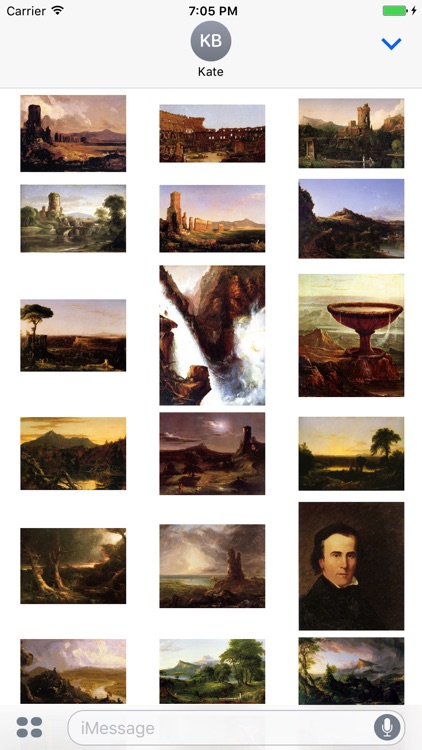 Thomas Cole Artworks Stickers