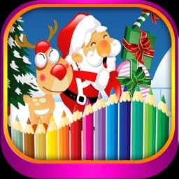 Noël dessin du livre de coloriage pour les jeux