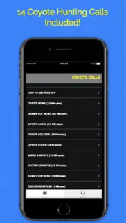 coyote calls & sounds for predator hunting iphone screenshot 3