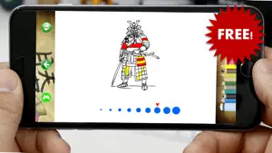 Samurai Ninja cats Coloring Pages For Kids screenshot #2 for iPhone