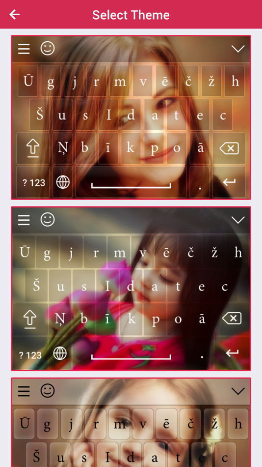 #2. Latvian keyboard - Latvian Input Keyboard (iOS) 由: Bhavik Savaliya