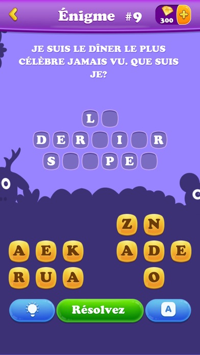 Screenshot #1 pour Énigmes en Français à Résoudre
