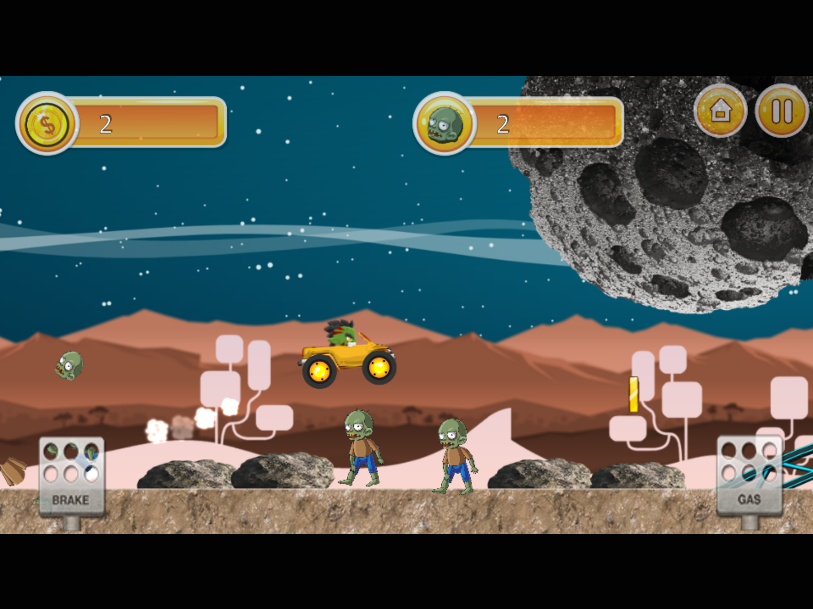 rally car driving vs zombie - 4x4 off road racing screenshot 8