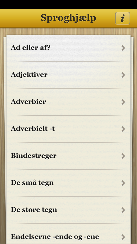 #1. Sproghjælp (iOS) 由: Dansk Sprognævn