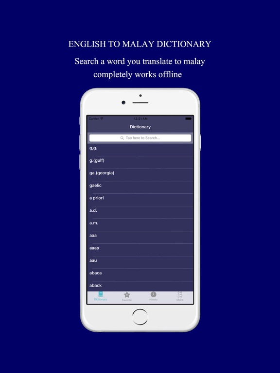 Screenshot #5 pour English to Malay Dictionary: Free & Offline
