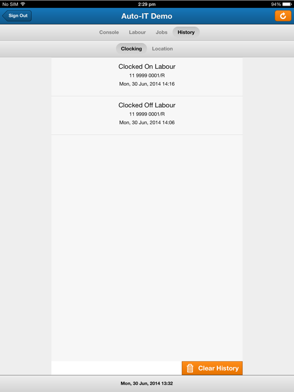 TMC iPad screenshot