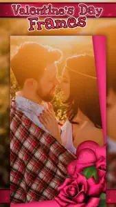 Valentine's Day Photo Frames – Free Sticker Camera screenshot #5 for iPhone