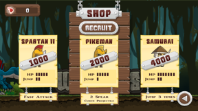 Dinosaur VS Warriors - Chibi Runner At Jurassic screenshot