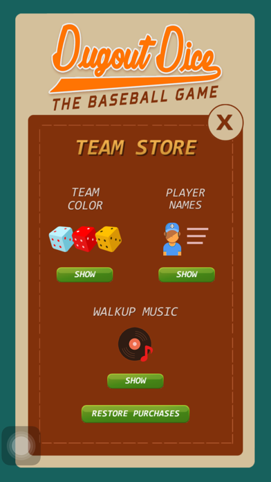 Screenshot #3 pour Dugout Dice - The Baseball Game