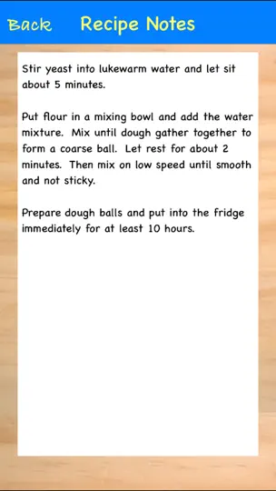 Captura de pantalla de DoughCalc en iPhone 2
