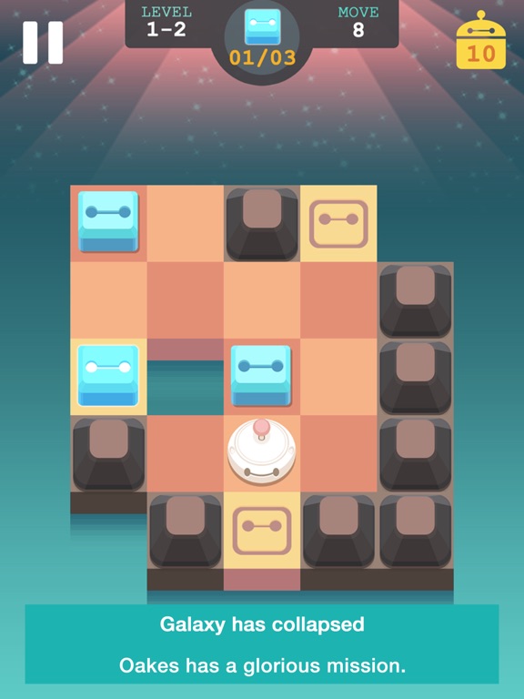 Screenshot #5 pour Duty of Galaxy Lite: Sokoban AI Robot Push Box