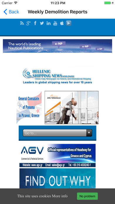 Screenshot #3 pour Hellenic Shipping News