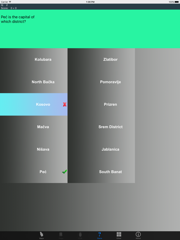 Screenshot #6 pour Serbia Districts Maps and Flags