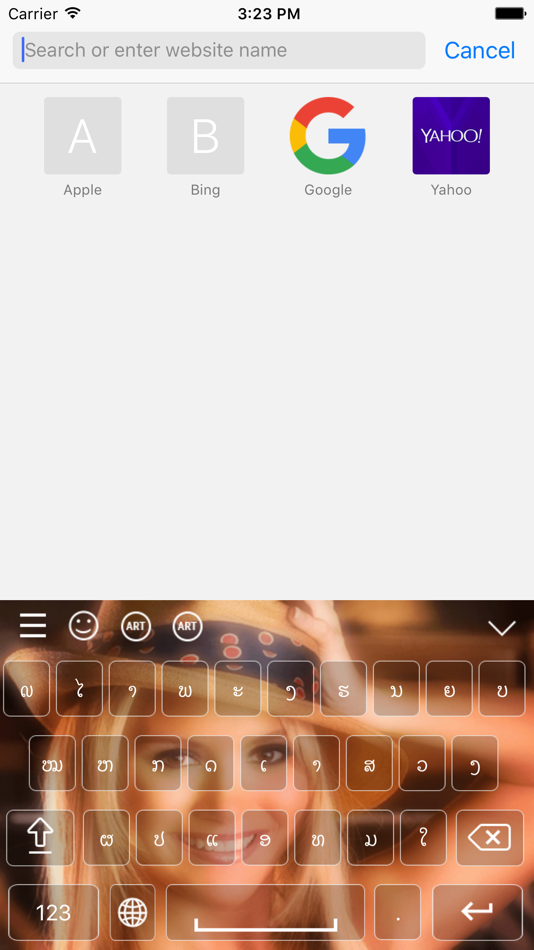 #5. Lao Keyboard - Lao Input Keyboard (iOS) 由: Bhavik Savaliya