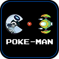 Poke Man Chase in the outer space-Kid maze puzzle