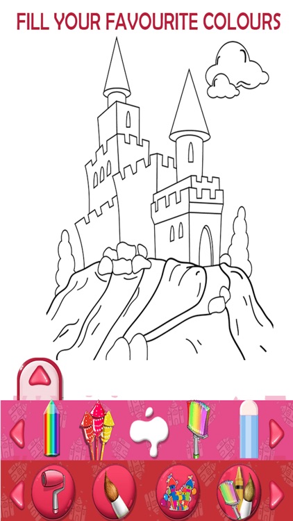 Castle Kids Coloring Book Pro
