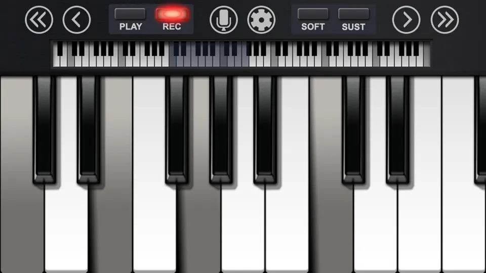 Скриншот Pianist на iPhone 1