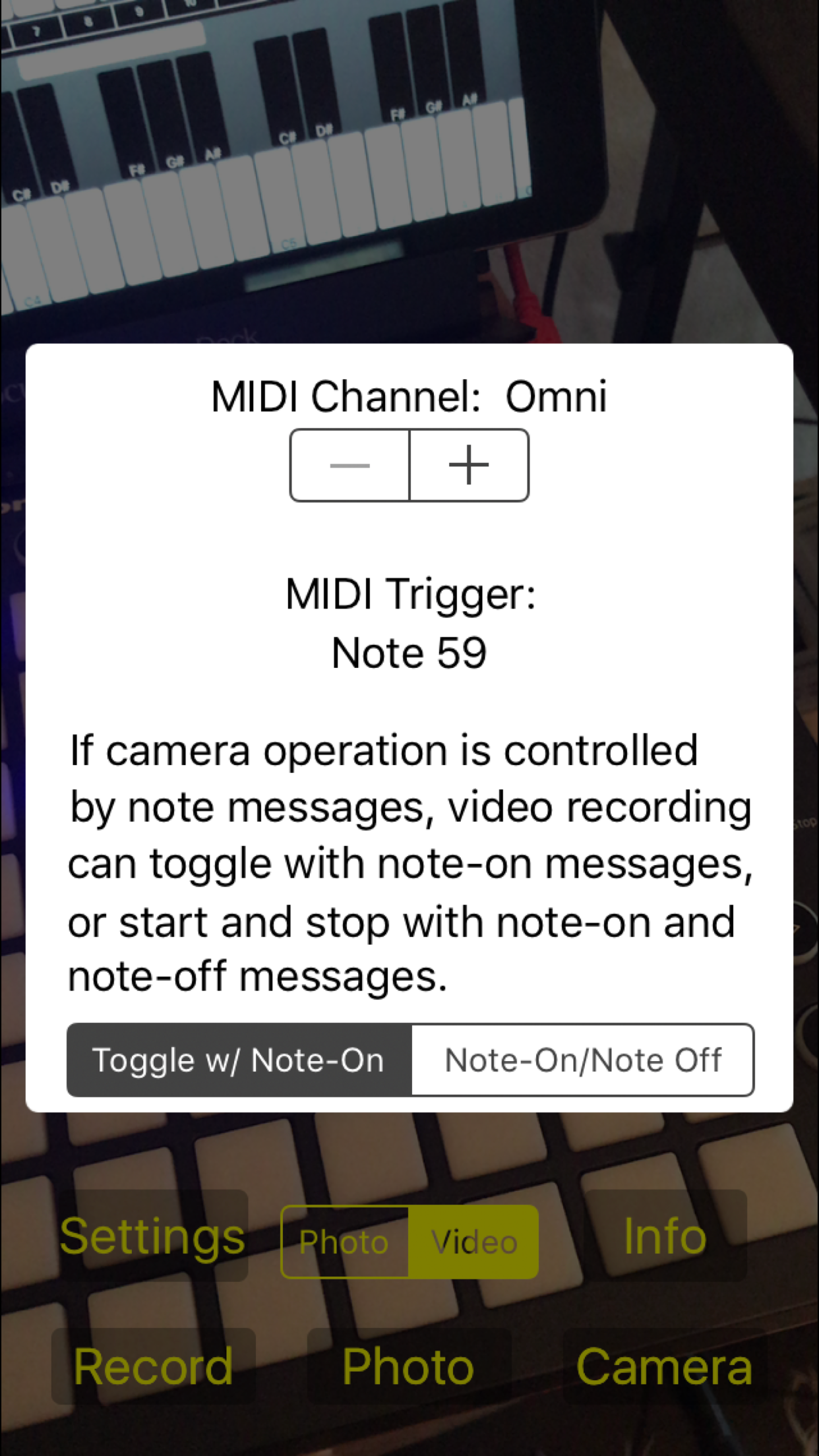 MIDI Camera