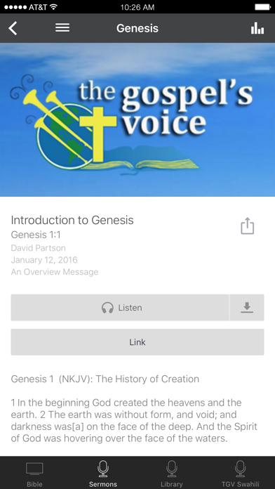 The Gospel's Voice Screenshot