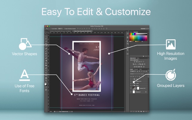 Flyer Templates - 55 Templates for Photoshop(圖3)-速報App