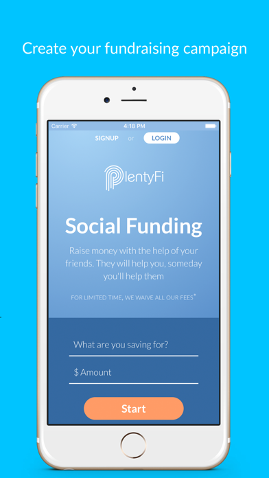 How to cancel & delete PlentyFi: Raise money for your urgent needs from iphone & ipad 1