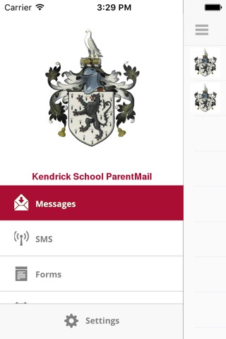 Kendrick School ParentMail (RG1 5BN) screenshot 2