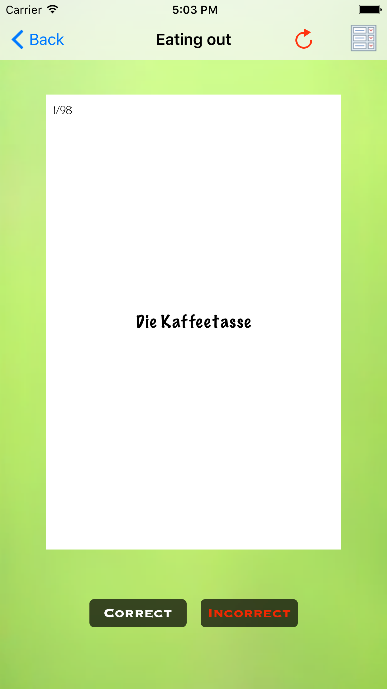 German Flashcards - Learn To Speak German Today screenshot 3