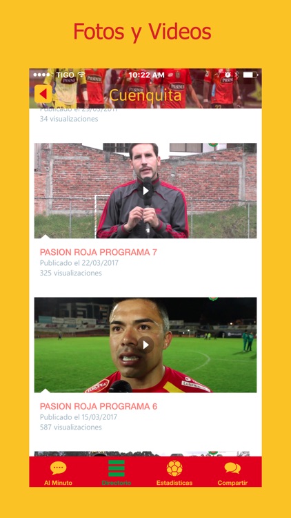 Cuenquita Futbol App de Cuenca Ecuador