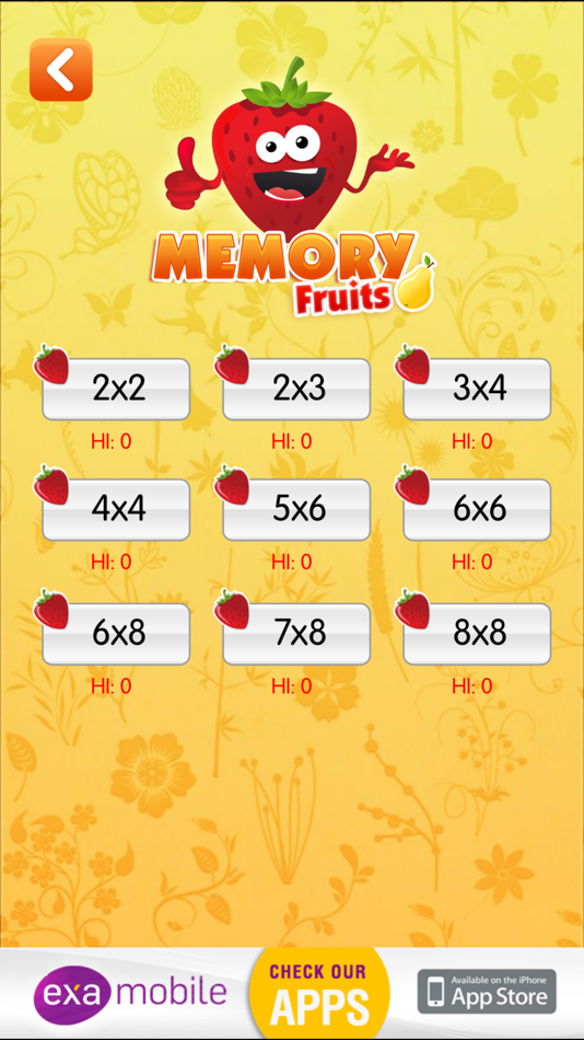 #3. Memory Fruits - Freemium Match Game (iOS) 由: ExaMobile S.A.