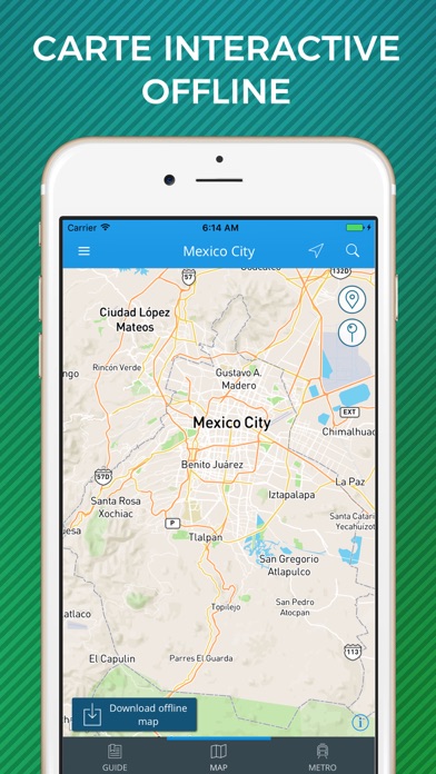 Screenshot #3 pour Mexique Ville Guide de Voyage avec les cartes
