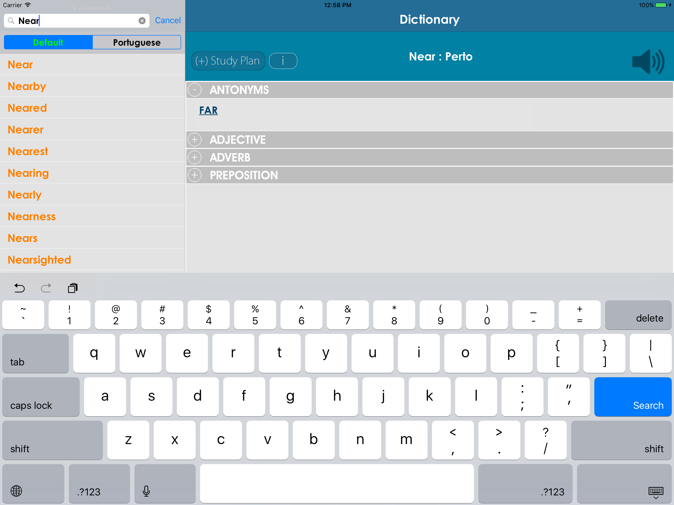 Portuguese Dictionary screenshot 7