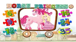 Game screenshot Princess Horse Jigsaw Puzzle Skill GameFor Toddler hack