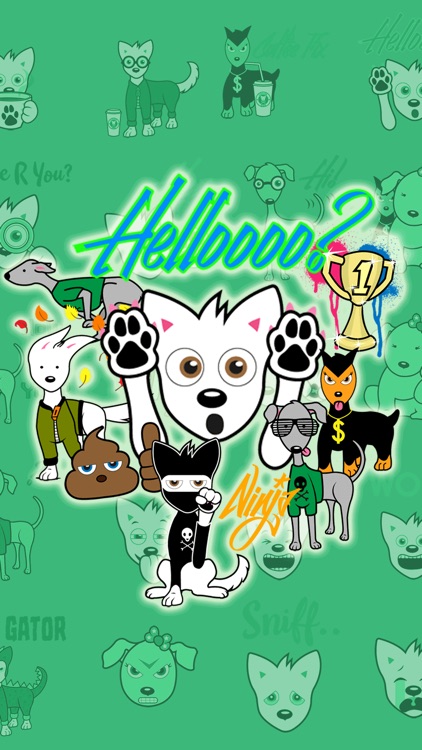 HiFive Dog Emojis