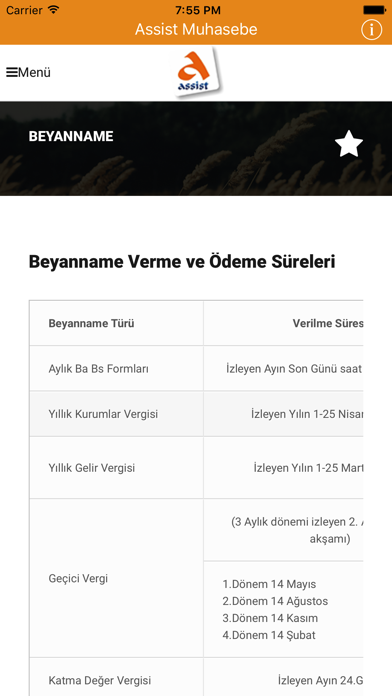 Screenshot #3 pour Assist Mali Müşavirlik ve Muhasebe