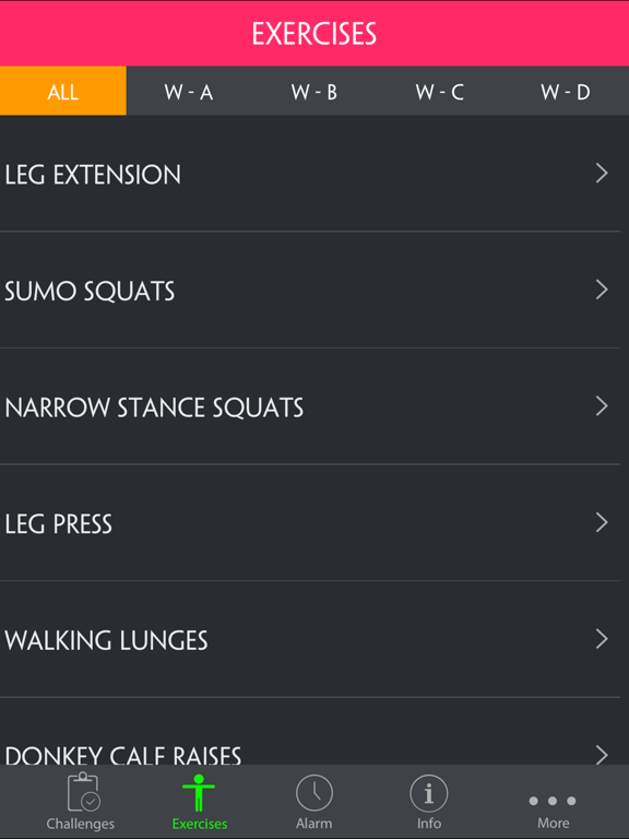 4 Day Muscle Building Workout Split iPad screenshot 4 - Health & Fitness app
