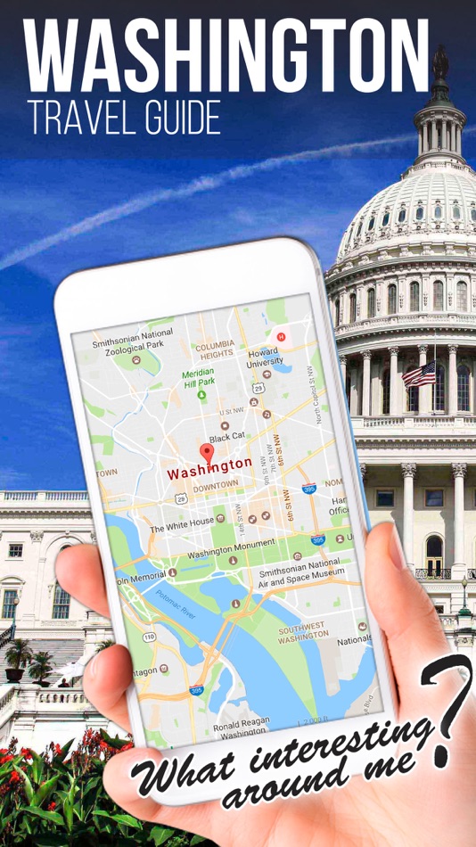 Washington DC Travel Guide and city map Free - 1.0 - (iOS)