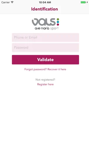Screenshot von Vals Sport Ave María auf dem iPhone 1