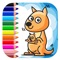 Free Coloring Book Games Kangaroo Version