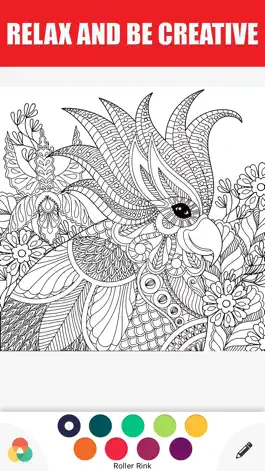 Game screenshot Adults Coloring Book Color Therapy for Anti-Stress apk