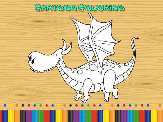 t rex dragon color iPad screenshot