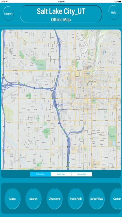 Salt Lake City UT USA Offline City Maps Navigation
