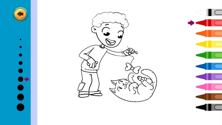 Cute Cat Coloring Book : color pages me