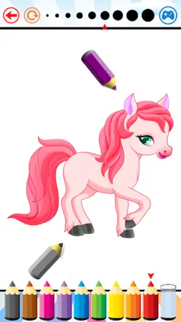 Game screenshot Пони Книжка-раскраска для детей - Мой рисунок бесп apk