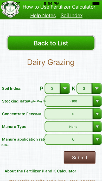 Screenshot #3 pour Fertilizer P & K Calculator
