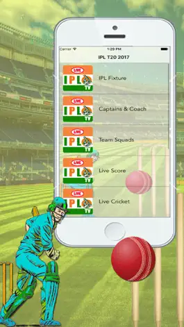 Game screenshot Live IPL T20 2017 Schedule  Teams & IPL Live Score apk