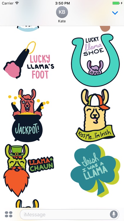 Luck O' The Llama - St. Patrick's Day